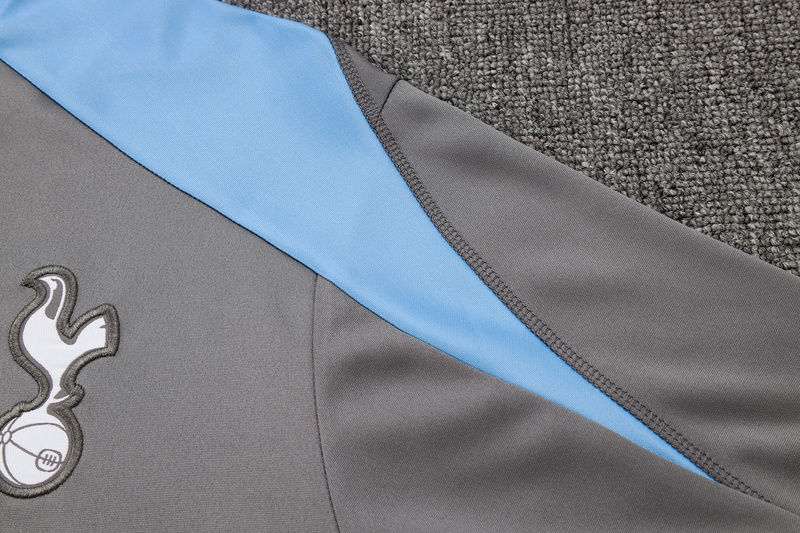 24/25 Tottenham Dark grey Long-sleeved half-pull training kit Football team kit