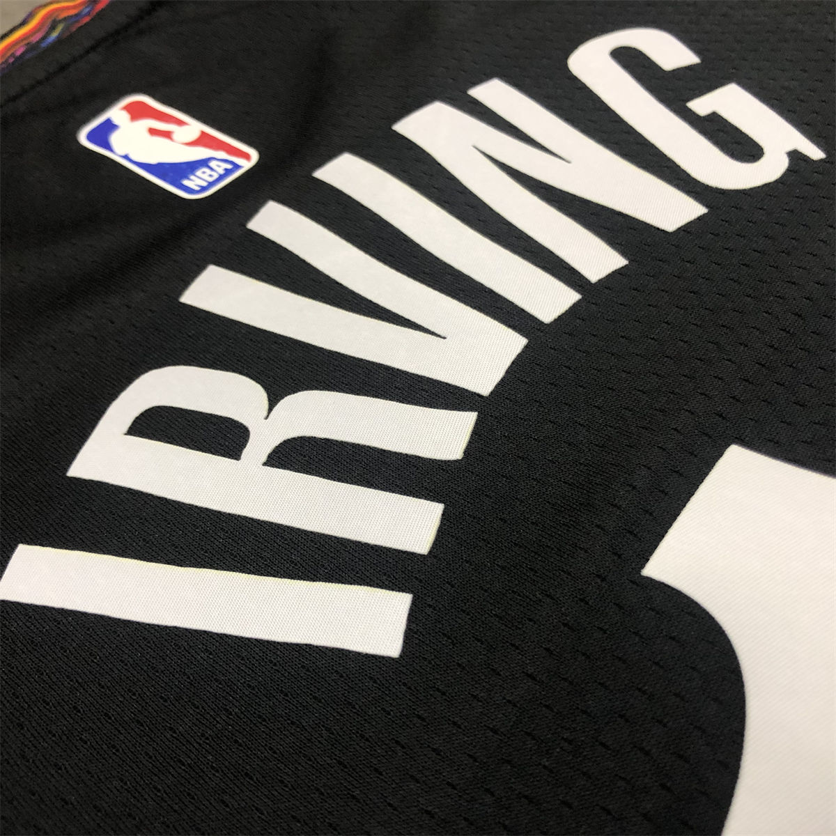 NBA Brooklyn Nets V-Neck Black Jersey IRVING#11 S-XXL
