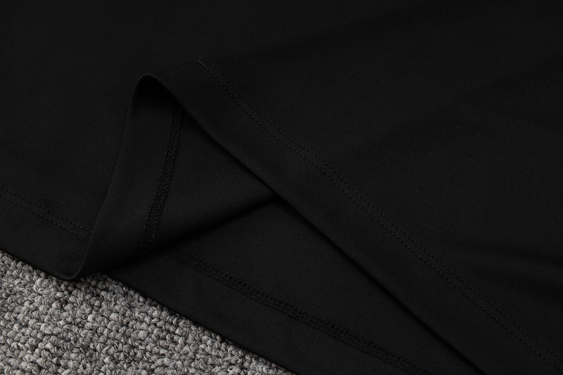 24/25 Paris Black Training Set Shirt and Shorts