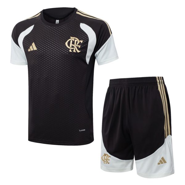 2026 Flamengo Dark brown Training Set Shirt and Shorts