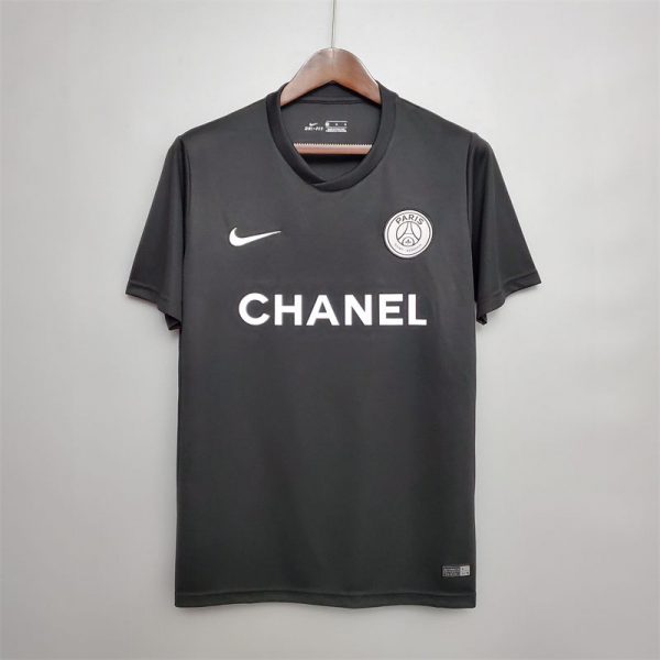 20/21 PSG Training Suit Black Jersey Fan Version