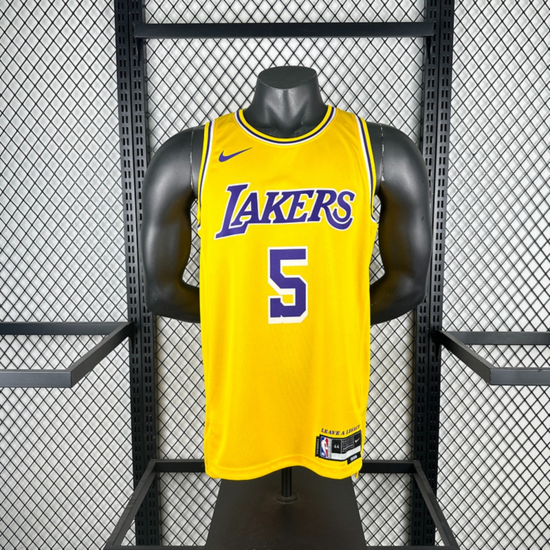 NBA Los Angeles Lakers AYTON#5 2022/23 Gold Association Edition Swingman Jersey S-XXL
