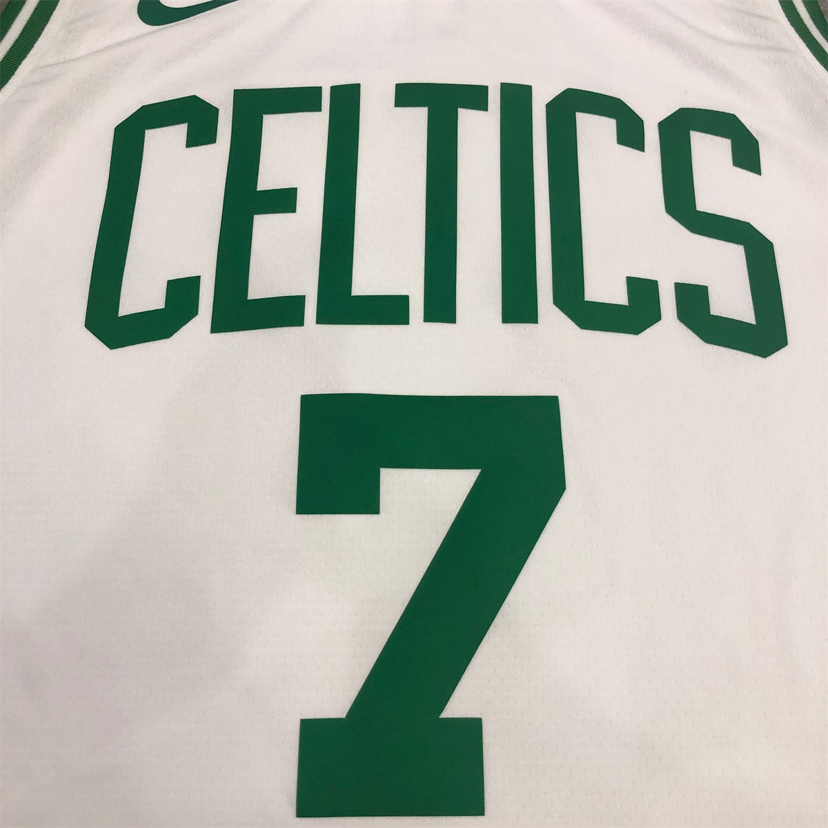 NBA Boston Celtics round neck White Jersey BROWN#7 S-XXL