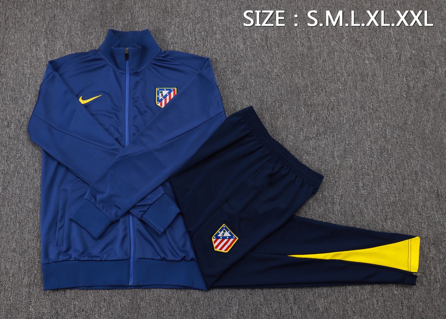 2025/26 Atletico Madrid cyan Jacket Training Suit Set Football Team Shirt Sports Fashion