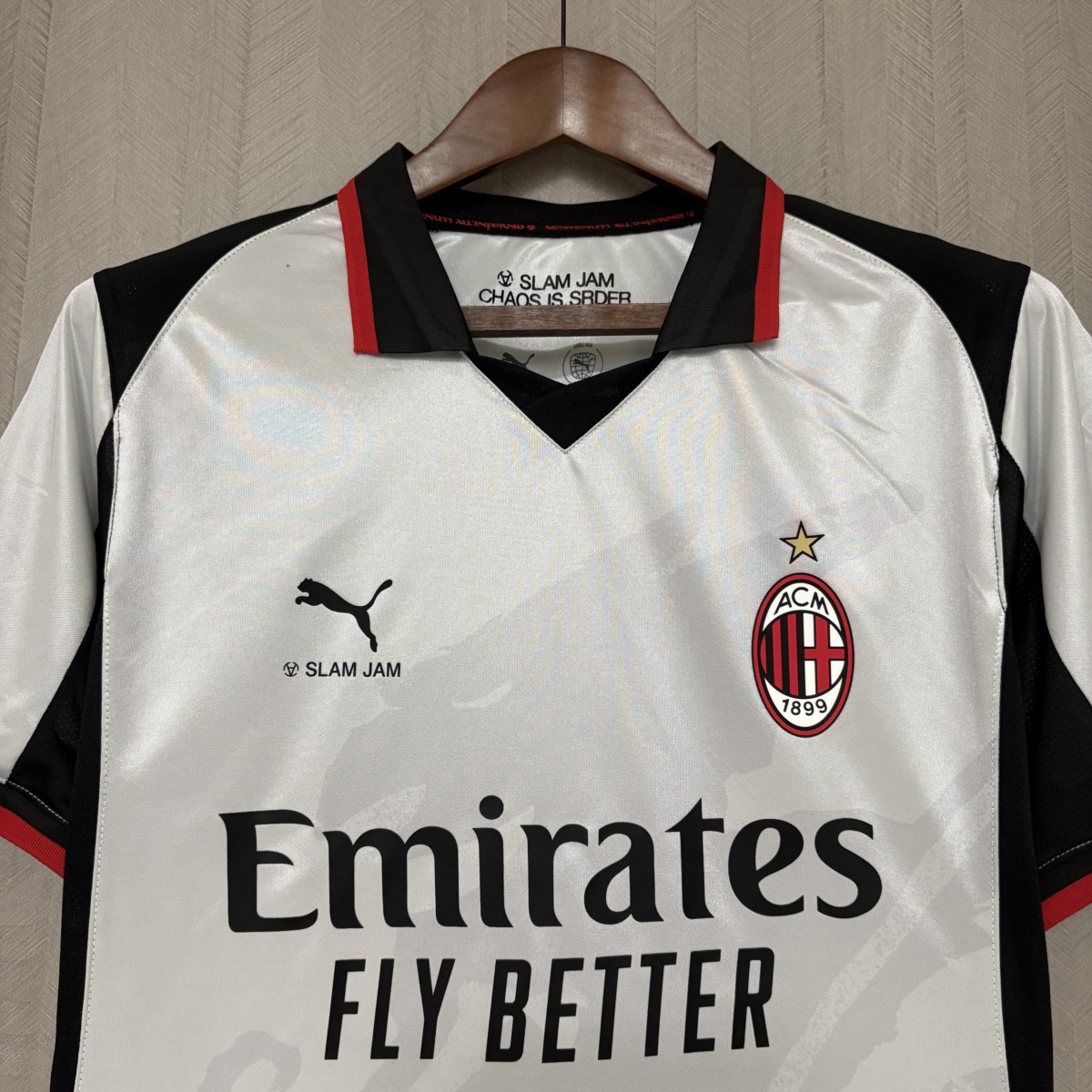 2025/26 AC Milan x Slam Jam Gray Jersey Fan Version