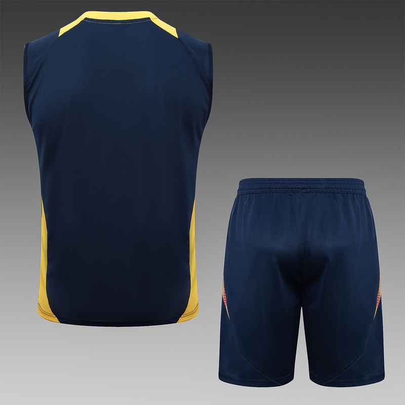 24/25 Real Madrid Royal blue Training Set Shirt and Shorts