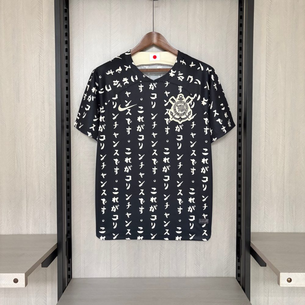 Retro 2022/23 Corinthians Special Edition Black jersey Fan Version