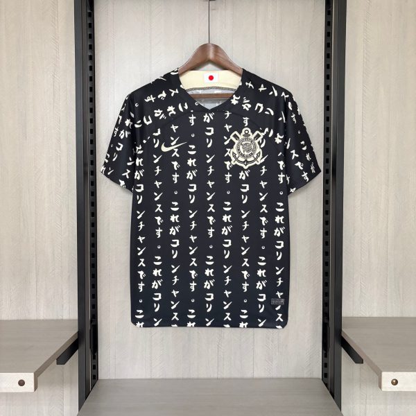 Retro 2022/23 Corinthians Special Edition Black jersey Fan Version