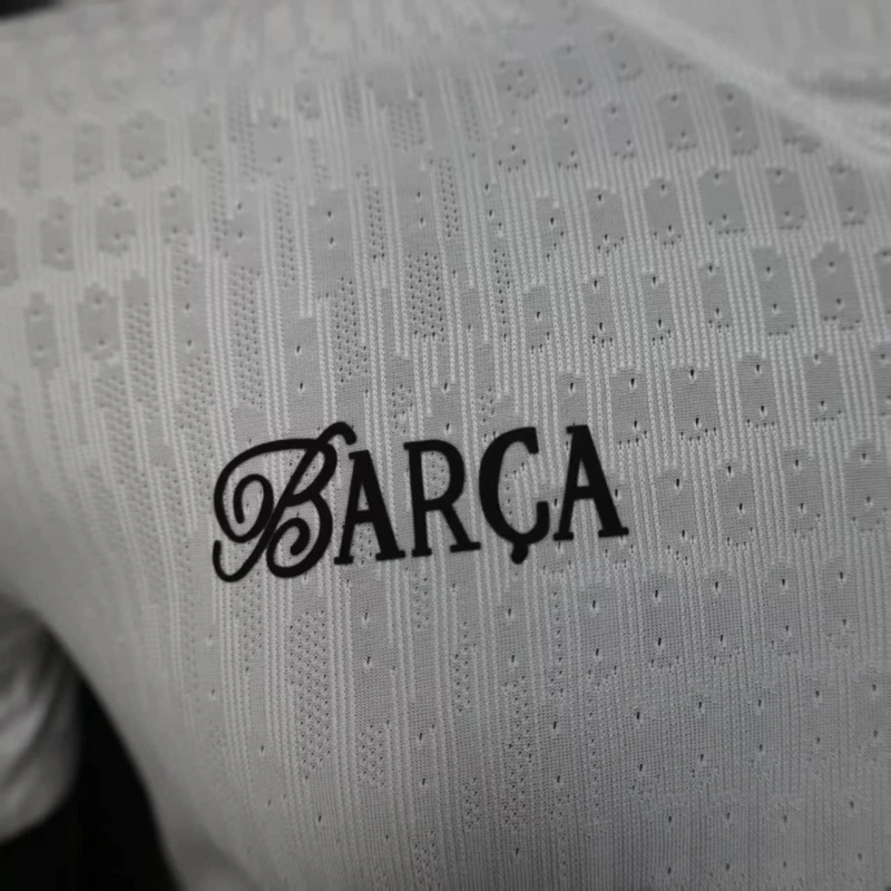 2025/26 Barcelona Special Edition White jersey Player Version