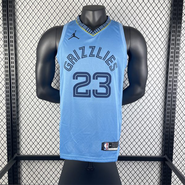 NBA Memphis Grizzies Round Neck Blue Jersey ROSE#23 S-XXL