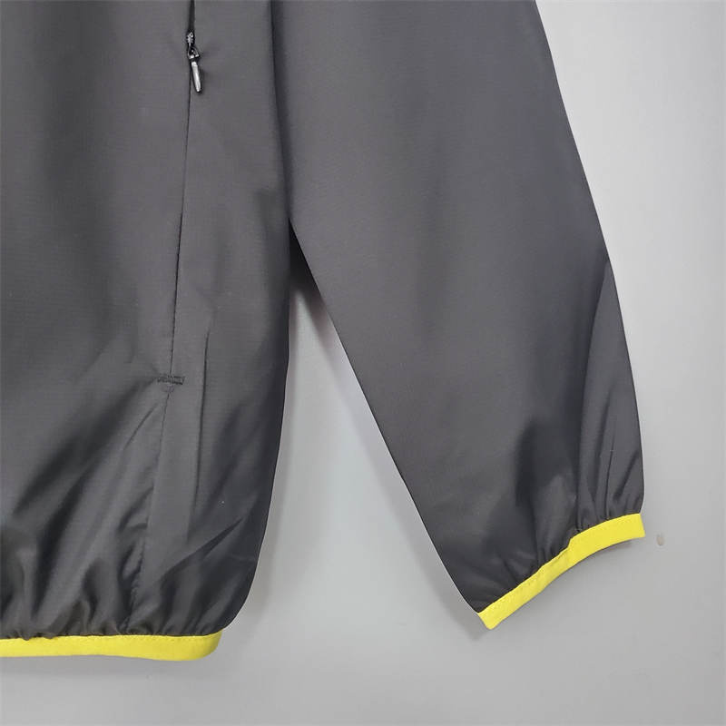 21/22 Windbreaker Dortmund Black Grey Sport Unifom jersey Sport Unifom