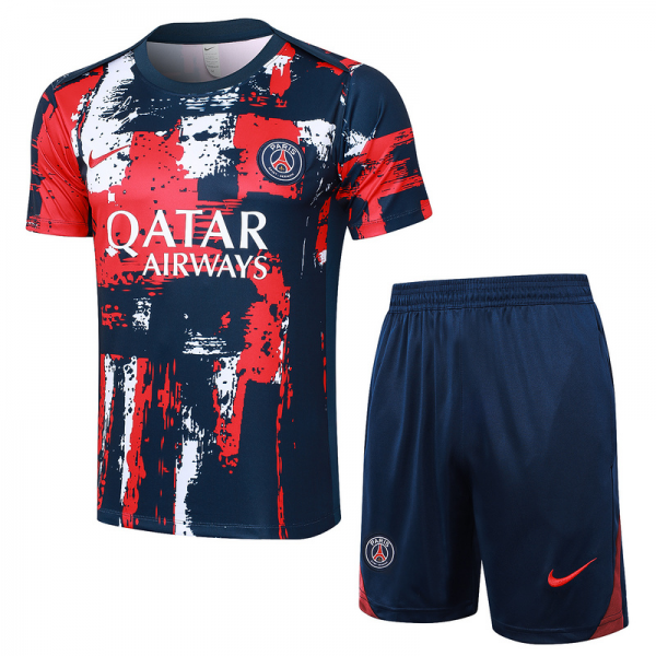 24/25 Paris Royal blue Training Set Shirt and Shorts