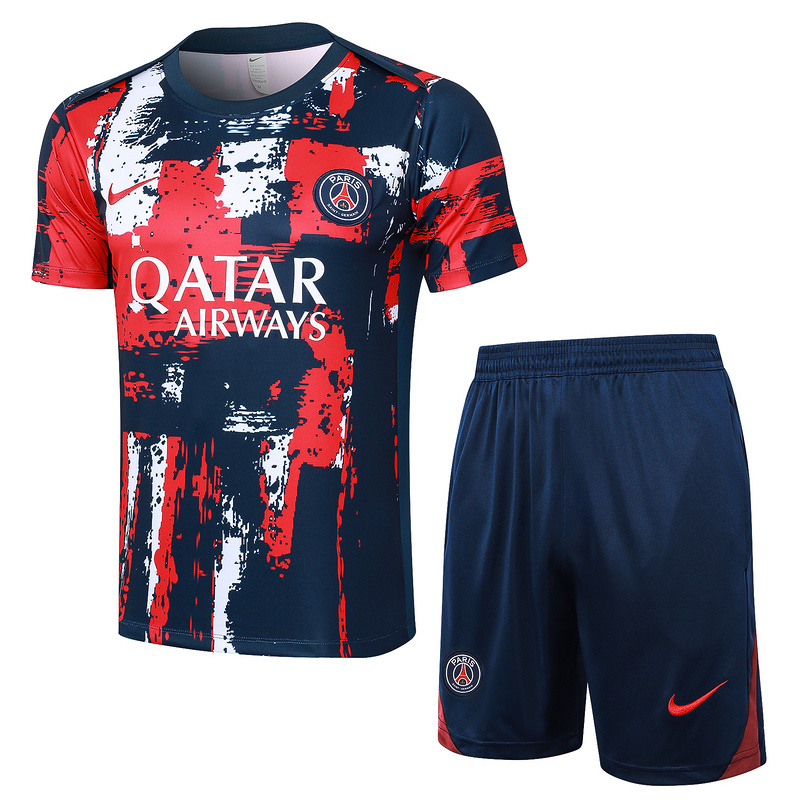 24/25 Paris Royal blue Training Set Shirt and Shorts