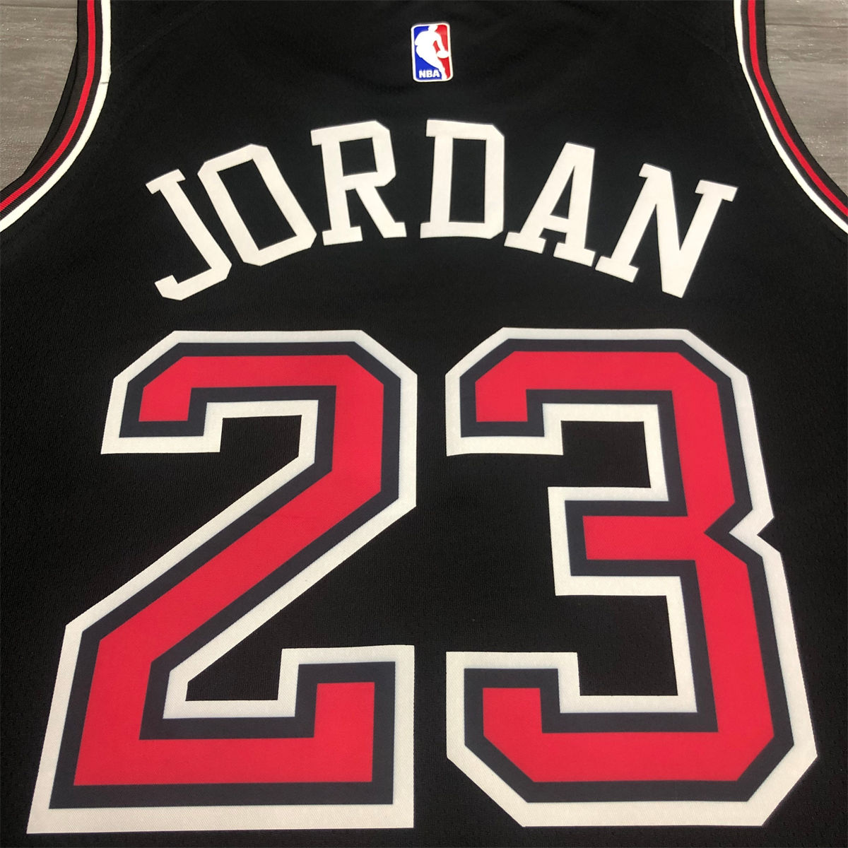 NBA Chicago Bulls Round neck Black Jersey JORDAN#23 S-XXL