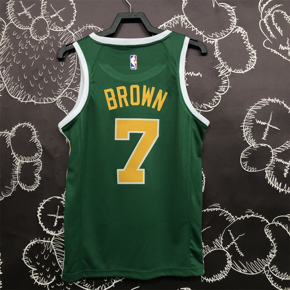 NBA Boston Celtics Round Neck Green Jersey S-XXL
