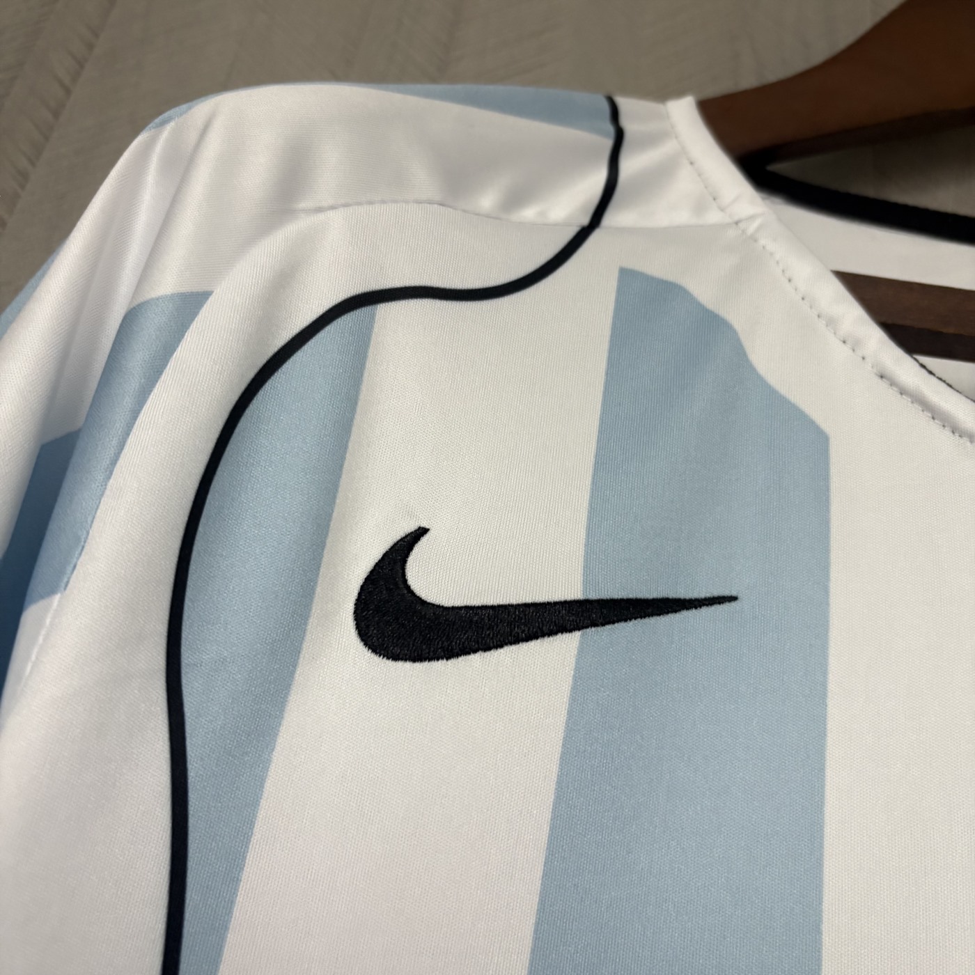 2025 Nike T90 jersey Blue and White Fan version