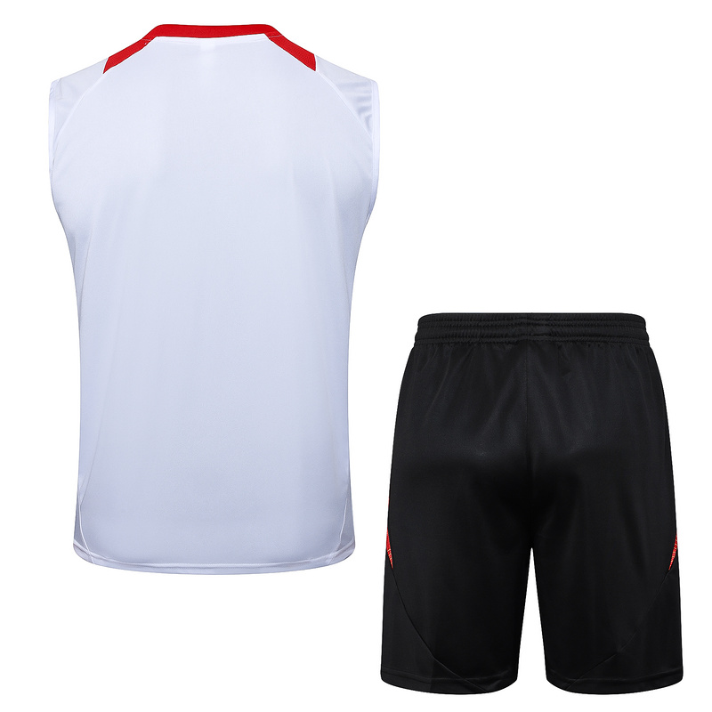 24/25 Internacional White Training Set Shirt and Shorts