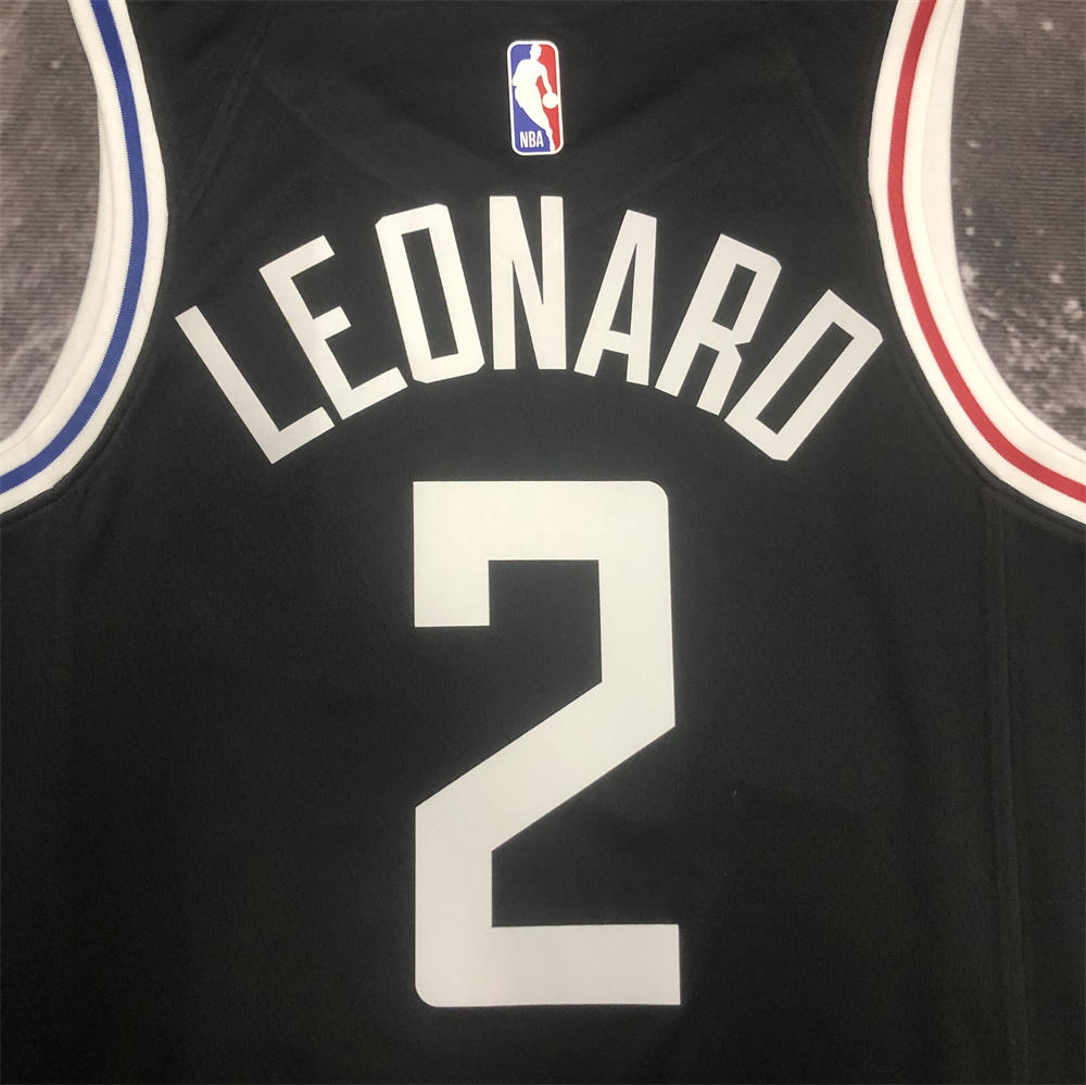 NBA Los Angeles Clippers V-Neck Black Jersey S-XXL