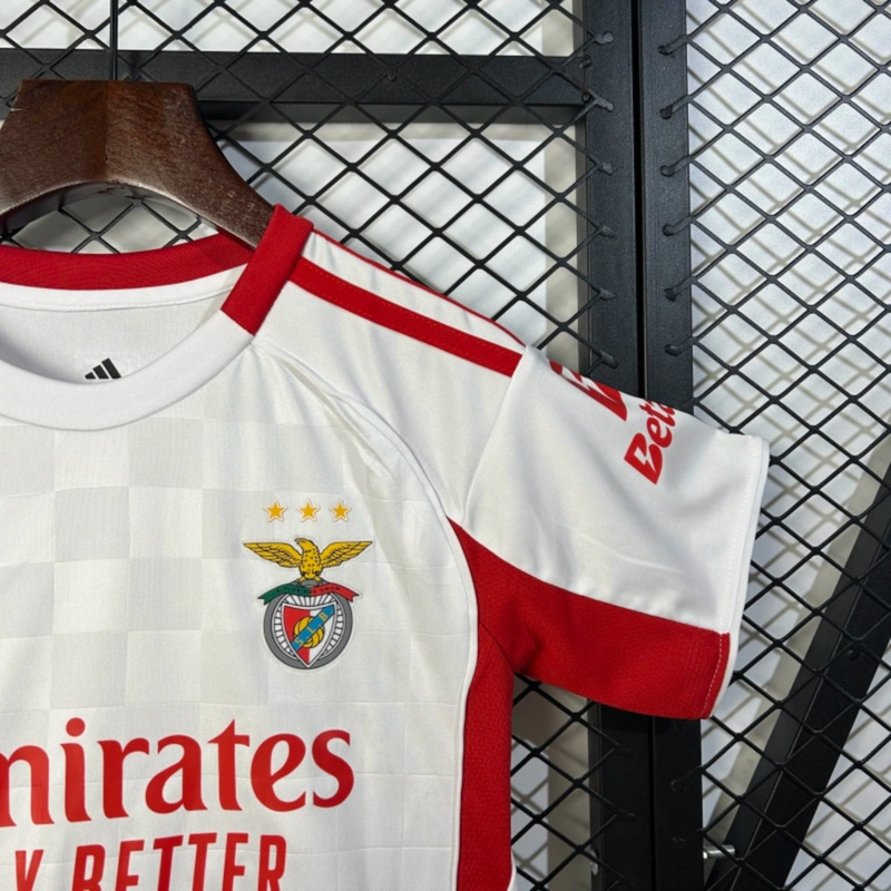 2025/26 Benfica Second Away jersey kids Kits size: 16-28