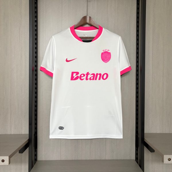 2025/26 Sporting Lisbon Pink October Edition jersey Fan version