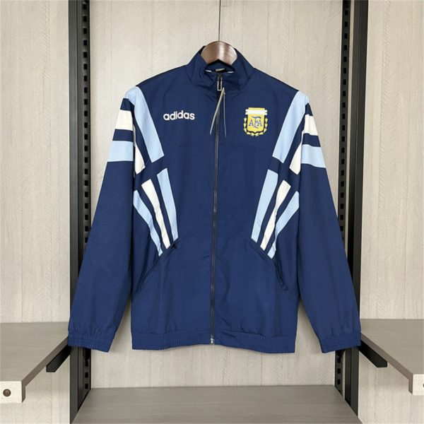 2024 Argentina Royal Blue Windbreaker Jacket Football team Shirt jersey Sport Unifom