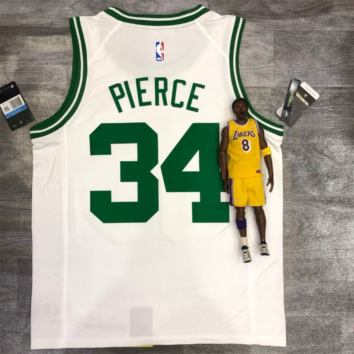 NBA Boston Celtics round neck White Jersey PIERCE#34 S-XXL