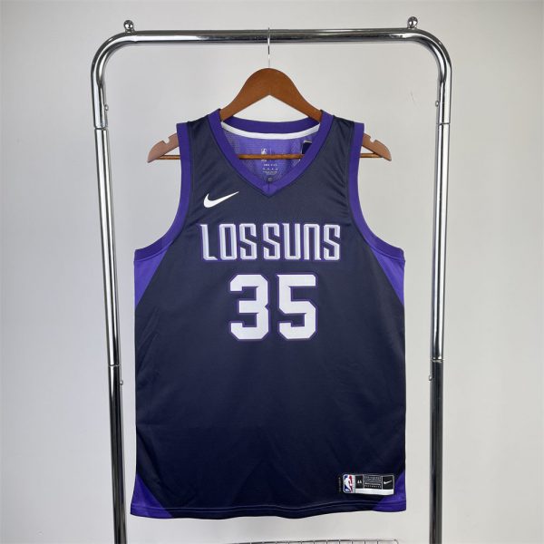 NBA Phoenix Suns DURANT#35 Blue Swingman Jersey S-XXL