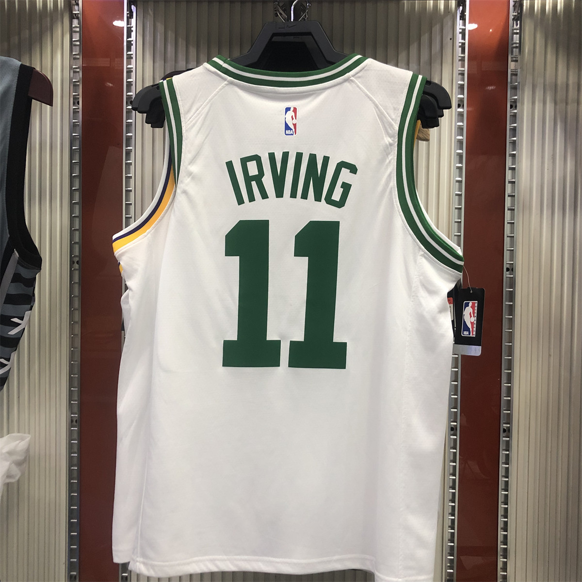 NBA Boston Celtics round neck White Jersey Irving #11 S-XXL
