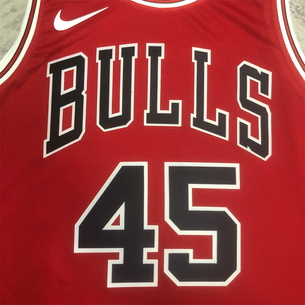 NBA Chicago Bulls JORDAN#45 2022/23 Red Icon Edition Swingman Jersey S-XXL