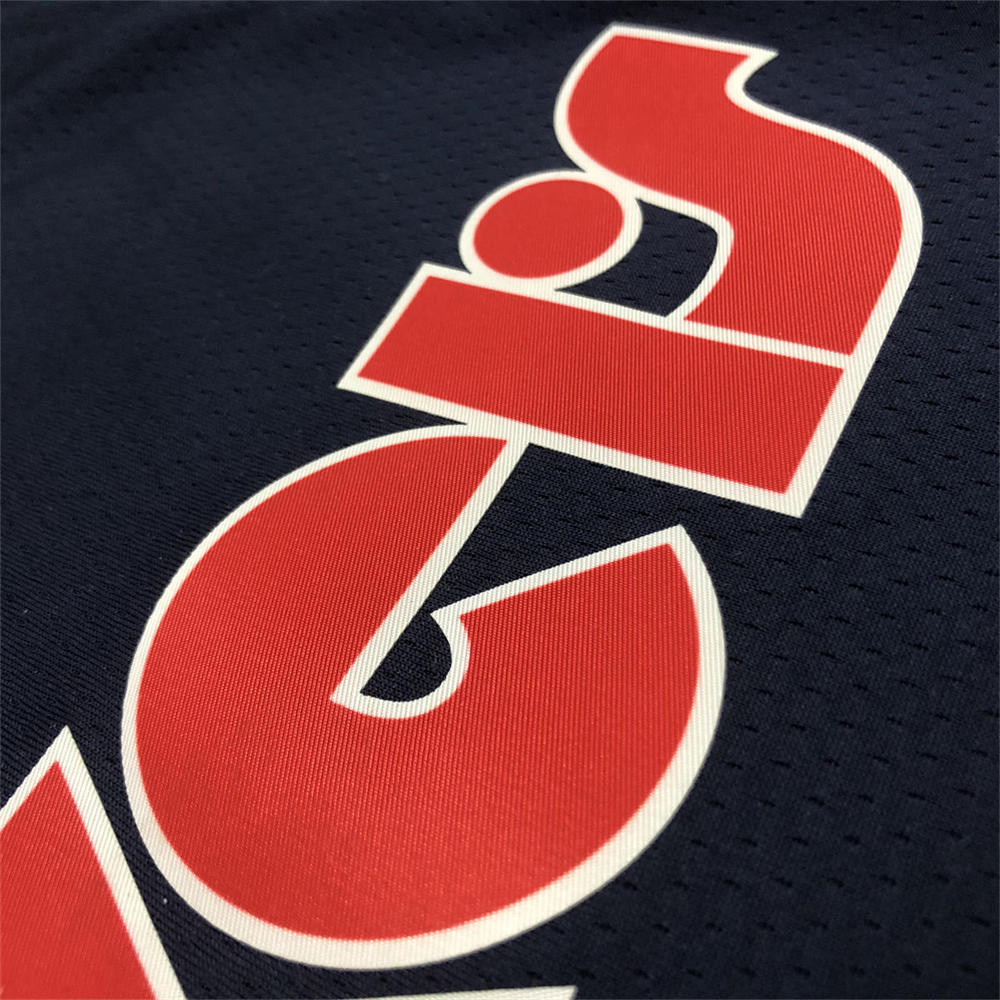 NBA Philadelphia 76ers Round Neck Black 75th Anniversary CURRY#31 Jersey S-XXL