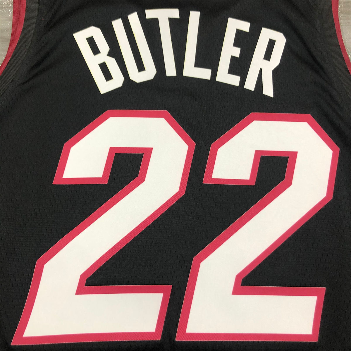 NBA Miami Hearts V-Neck Black Jersey BATLER#22 S-XXL