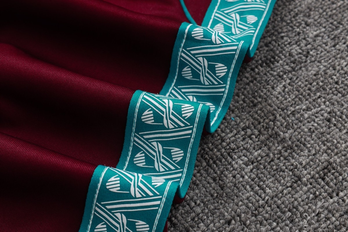 2026 Portugal Maroon Jacket Training Suit Set