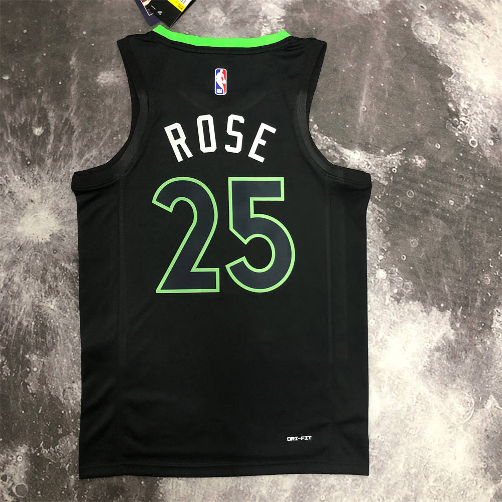 NBA Minnesota Timberwolves V-Neck JORDAN Edition Black Jersey S-XXL