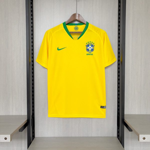 Retro Brazil 2018 Home jersey Fan Version