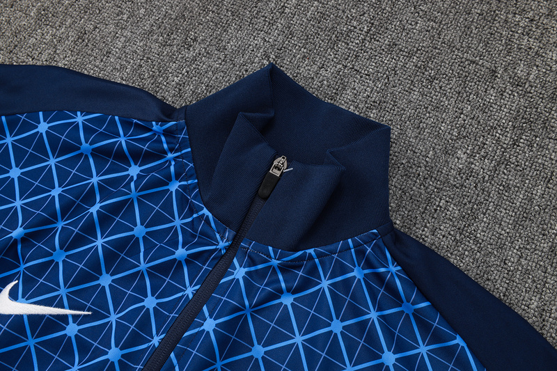2024/25 Paris Royal blue Jacket Training Suit Set Football Team Shirt Sports Fashion