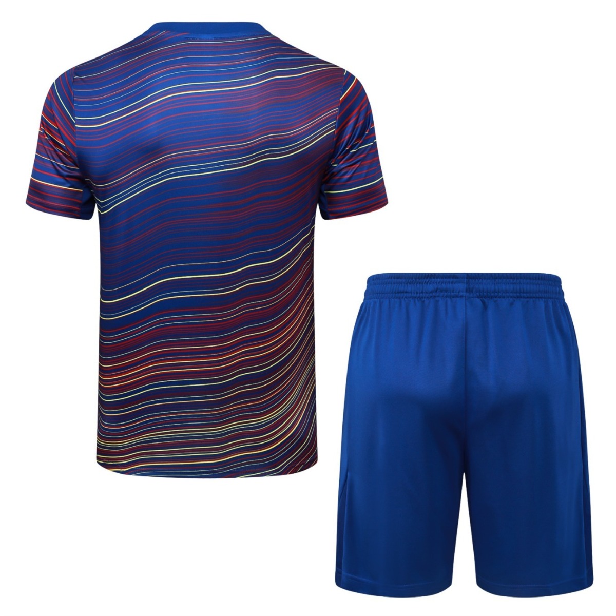 2026 Barcelona Colorful Blue Training Set Shirt and Shorts
