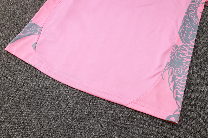 24/25 Real Madrid Pink Training Set Shirt and Shorts
