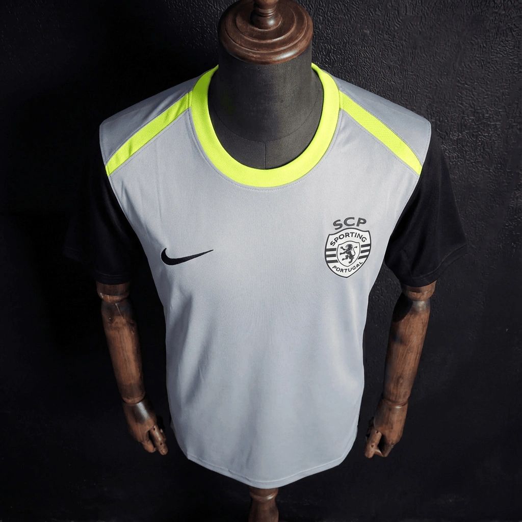 2025/26 Sporting Lisbon Training Gray jersey Fan version