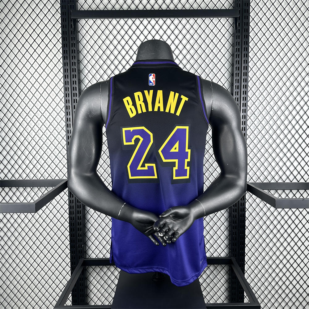 NBA Los Angeles Lakers 24/25 City Edition Purple Jersey BRYANT#24 S-XXL