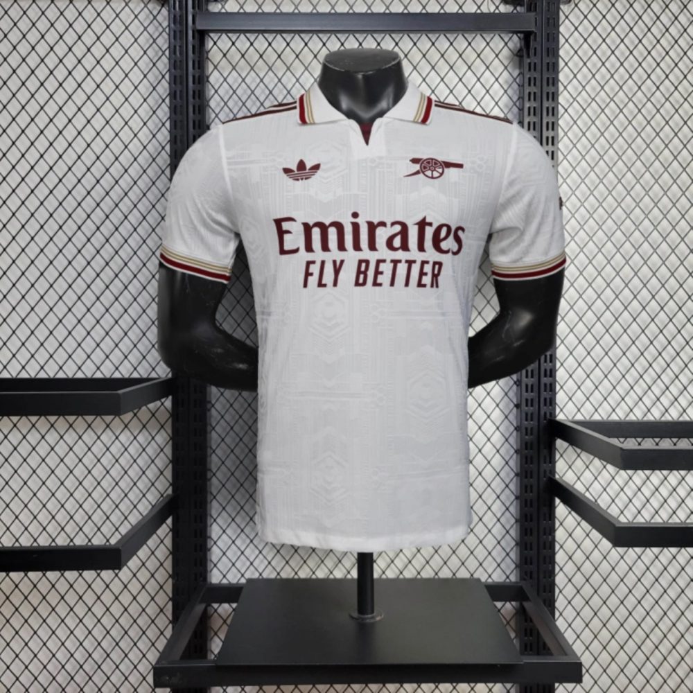 25/26 Arsenal White Third jersey Player Version