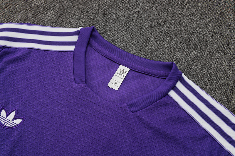 2025/26 Real Madrid Purple Training Set Shirt and Shorts