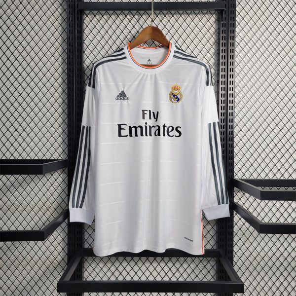Retro Real Madrid  13/14 Long Sleeve Home jersey Fan Version
