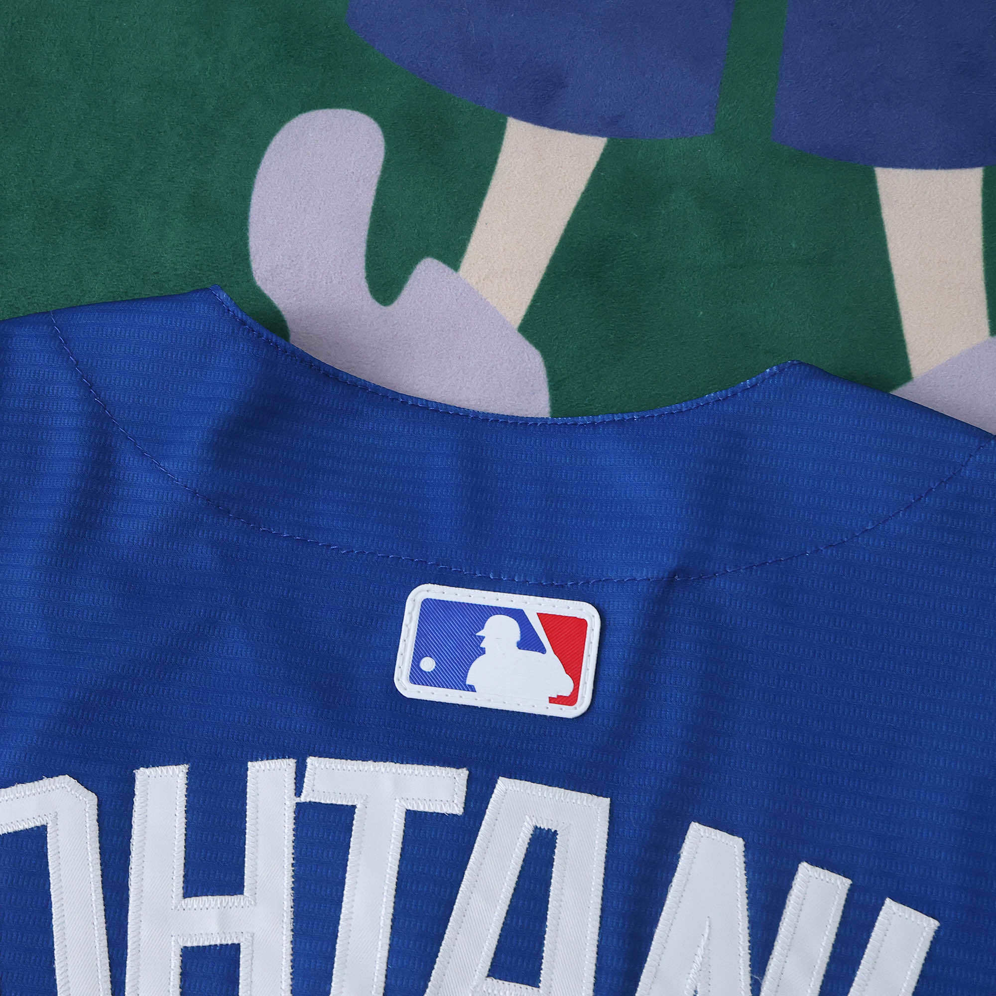 MLB LosAngeles Dodgers Blue Jersey Flower Edition OHTANI #17