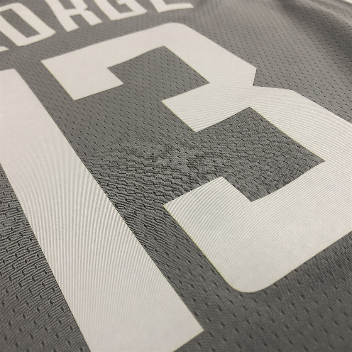 NBA Los Angeles Clippers V-Neck Grey Jersey GEORGE#13 S-XXL