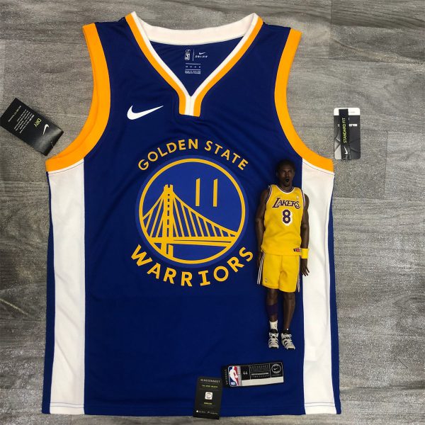 NBA Golden State Warriors V neck Blue Jersey THOMPSON#11 S-XXL