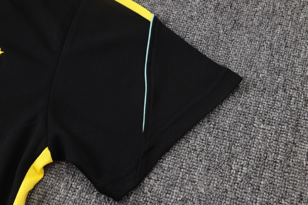 2026 Brazil Black Training Set Shirt and Shorts