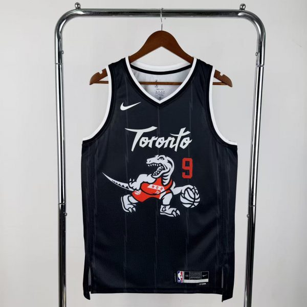 NBA Toronto Raptors 2026 City Edition Black Jersey RARRETT#9