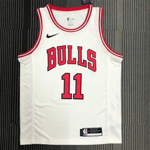 NBA Chicago Bulls Round Neck White Jersey DeROZAN#11 S-XXL