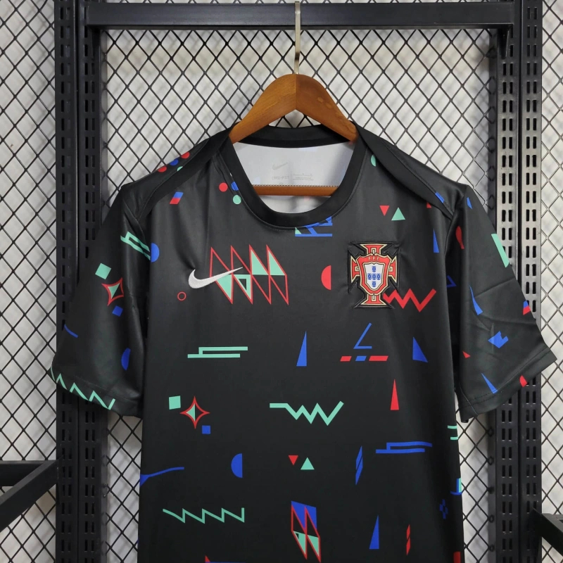 2024/25 Portugal Euro Pre-match training uniform Jersey Fan Version