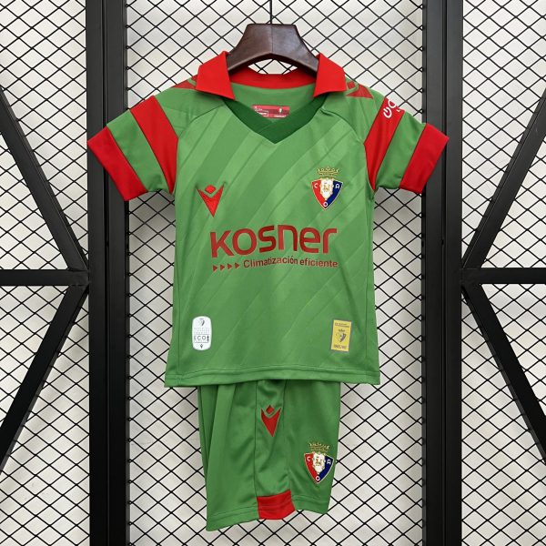 2025/26 Osasuna Away Green jersey kids Kits size: 16-28